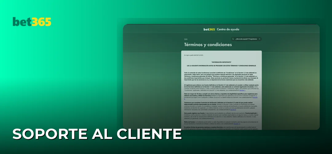 Soporte al Cliente