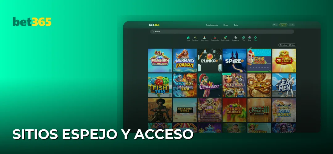 Sitios Espejo y Acceso